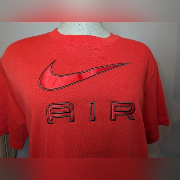 Rare Nike Air Woman's oversized heavy cotton t shirt Sz S fits M/L - Picture 6 of 10
